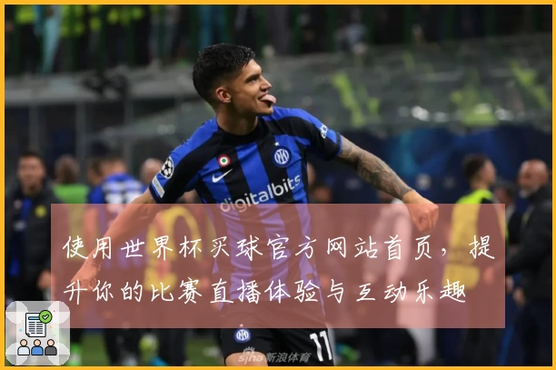 使用世界杯买球官方网站首页，提升你的比赛直播体验与互动乐趣